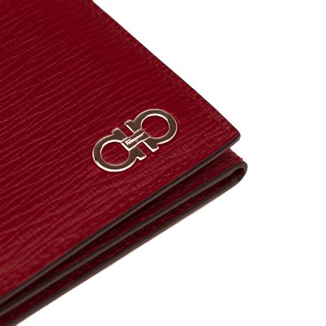 red ferragamo wallet|ferragamo men's wallet sale.